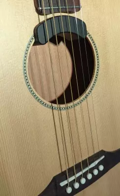 Fender - Highway Series Parlor Acoustic/Electric Guitar, Rosewood Fingerboard - Natural 3